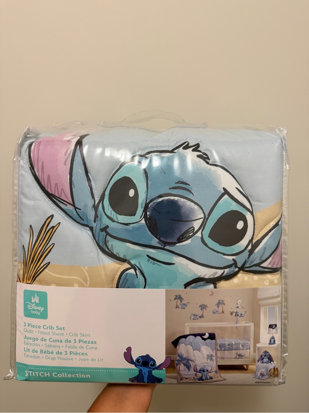 Disney Baby Stitch Kids Sleep Sack Set in Light Blue